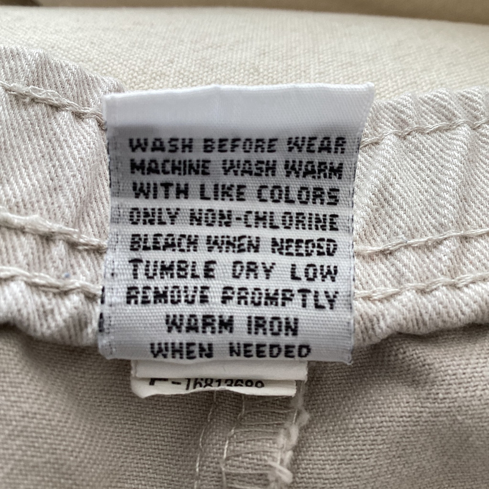Unbranded Khaki Shorts Pull-On High Waisted Size M/L - Picture 4 of 4
